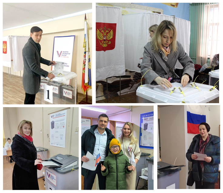 Депутаты Городской Думы приняли участие в выборах Президента России
