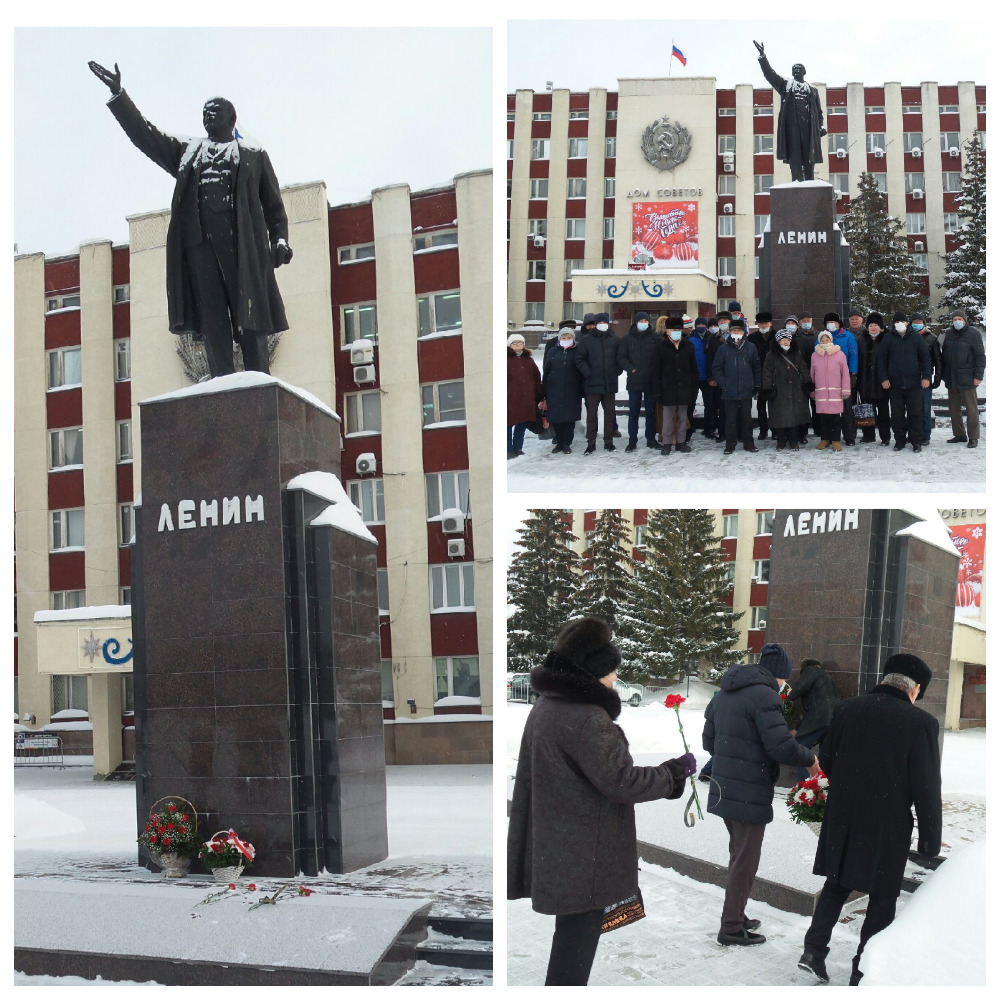 Возложение цветов к памятнику В.И. Ленину