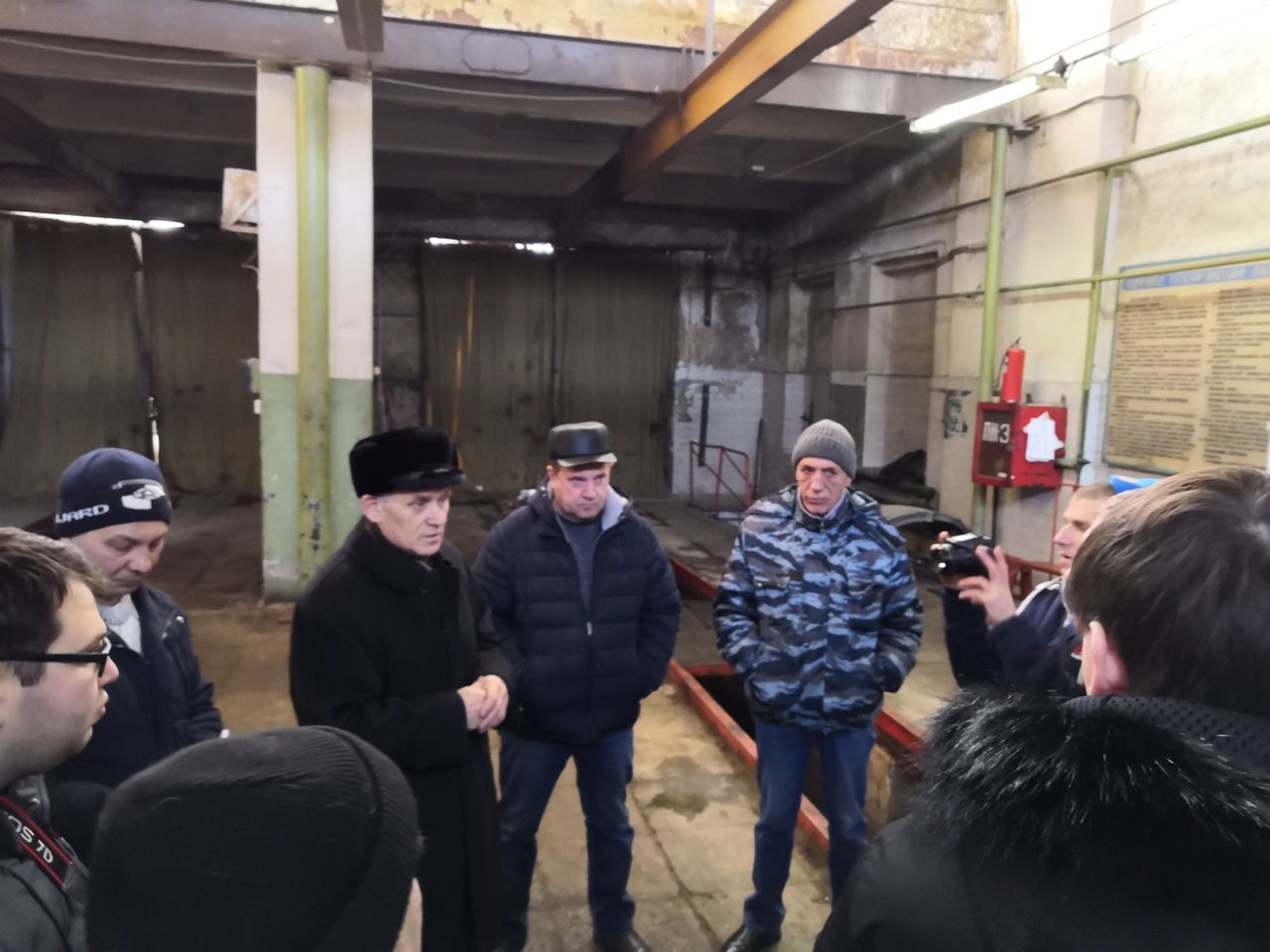 Председатель Городской Думы А.П. Ерышев посетил МКУ "Городские дороги"